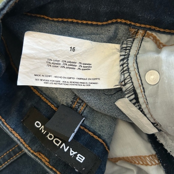 Bandolino Amy Blue Denim Jeans Size 16 - Picture 8 of 12